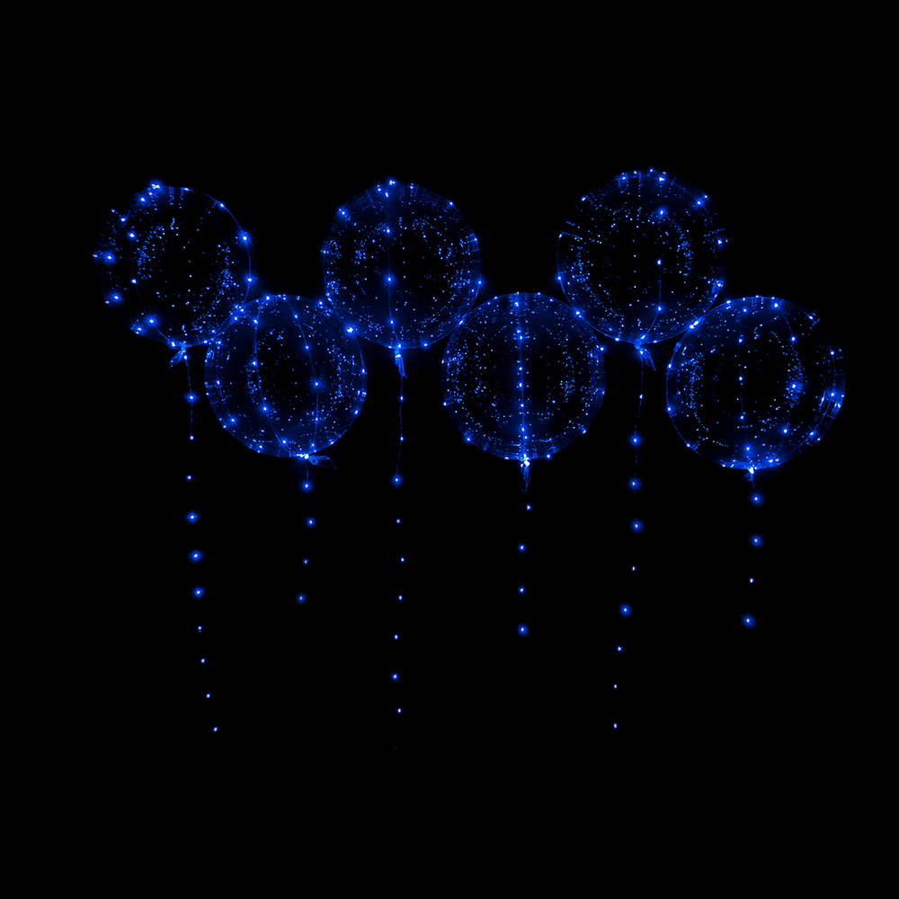 Blue LED Balloons