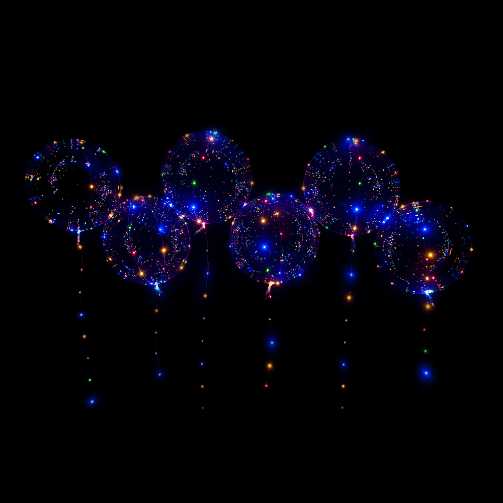 Multi (Blue/Green/Red/Yellow) 18 Inch Balloominators - Box of 6 - Balloominators