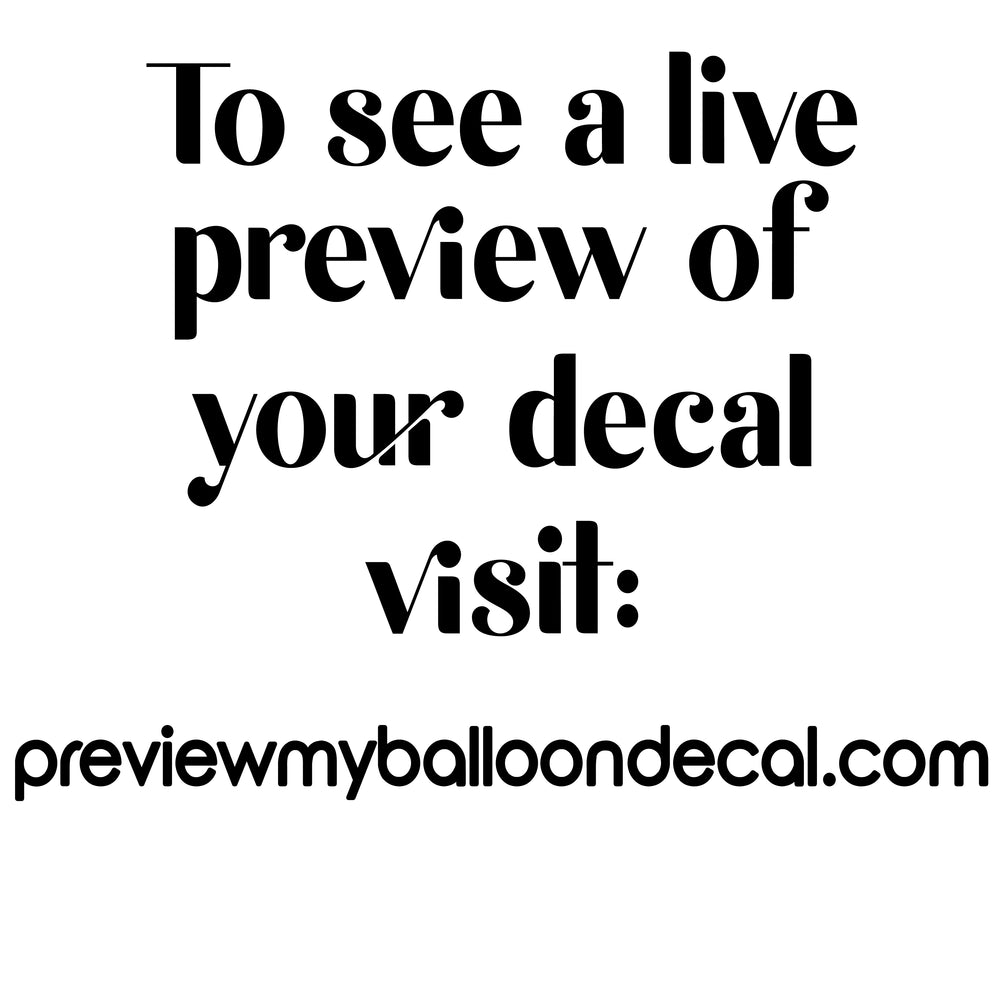 Premium Customized 18 Inch Balloominator - Balloominators