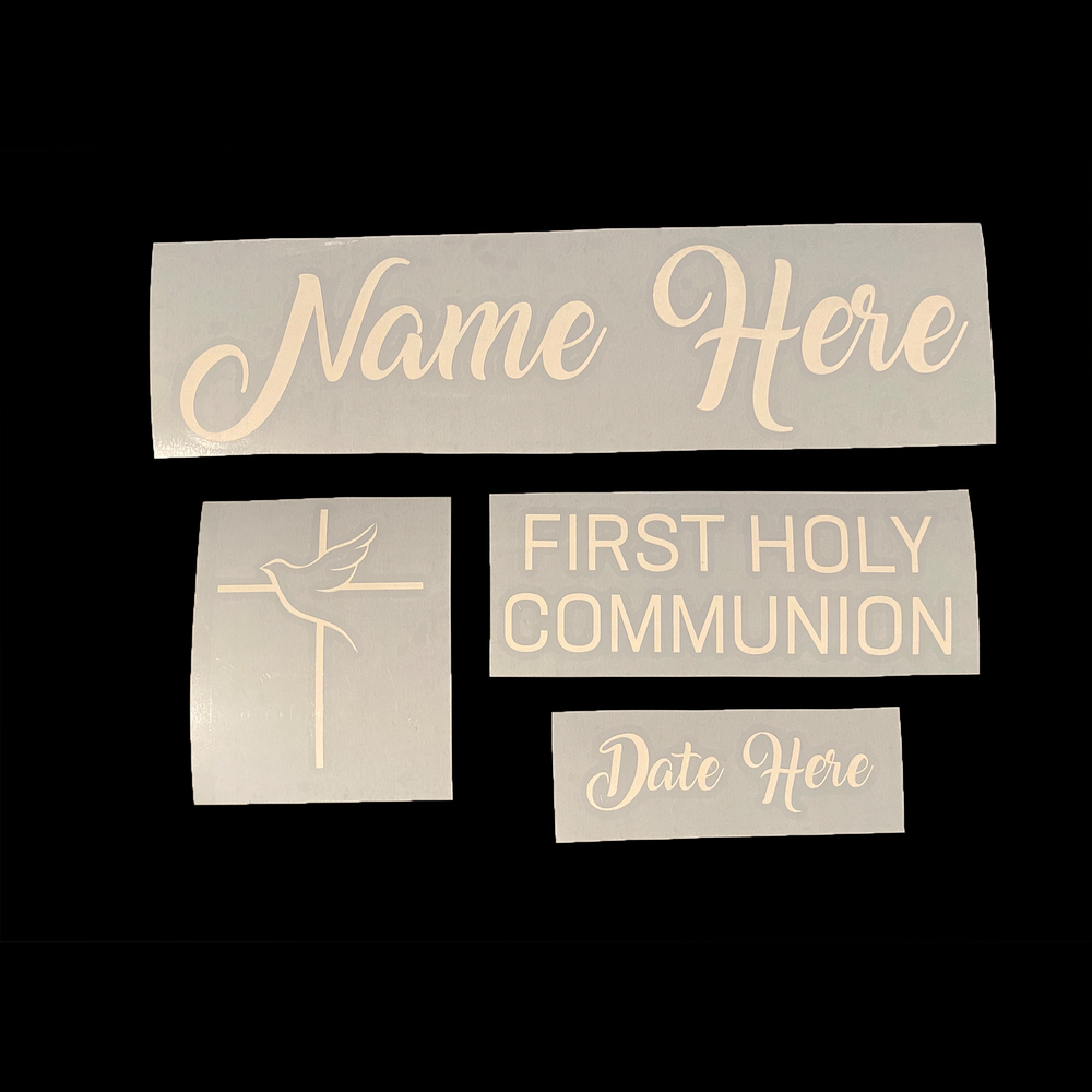 "First Holy Communion" LED Balloon - Custom LED Communion Balloon - Balloominators