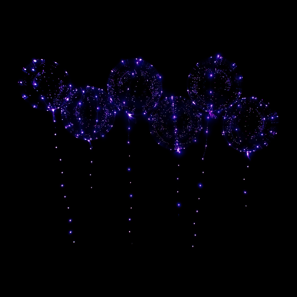 Purple LED Balloons