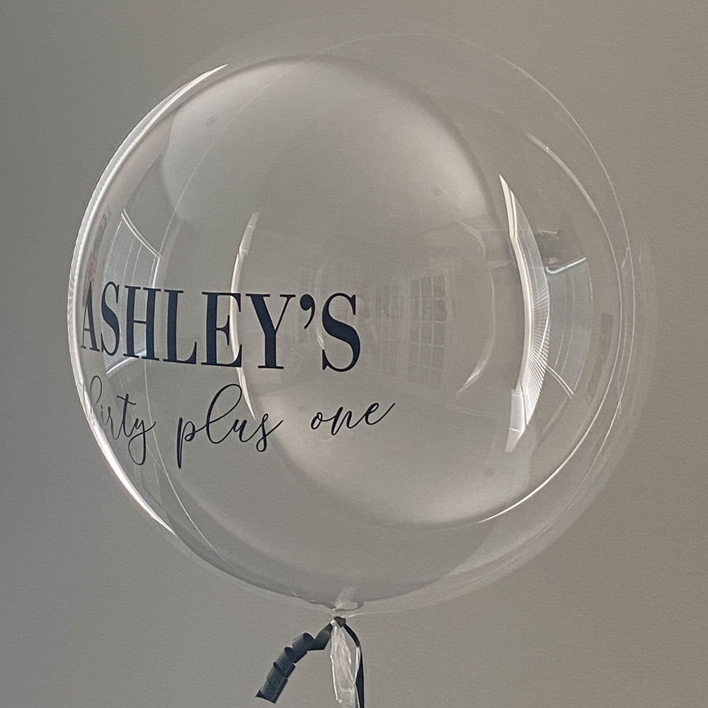 "Name + Age" Balloon - Custom Birthday Balloon - Balloominators