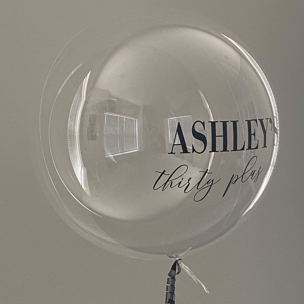 "Name + Age" Balloon - Custom Birthday Balloon - Balloominators