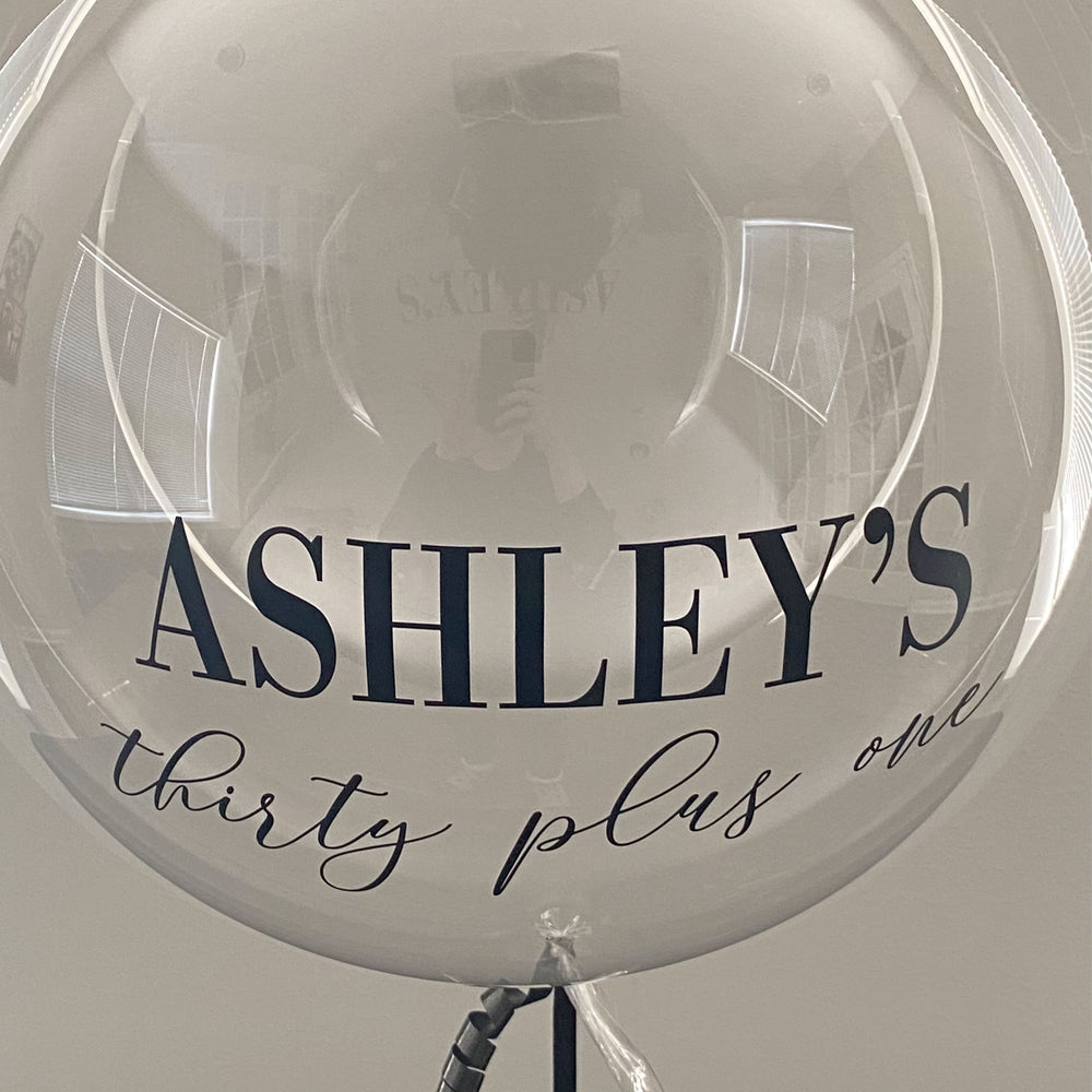 "Name + Age" Balloon - Custom Birthday Balloon - Balloominators