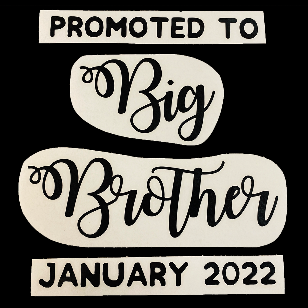 "Promoted To Big Brother" Balloominator - Custom Big Brother Balloon - Balloominators