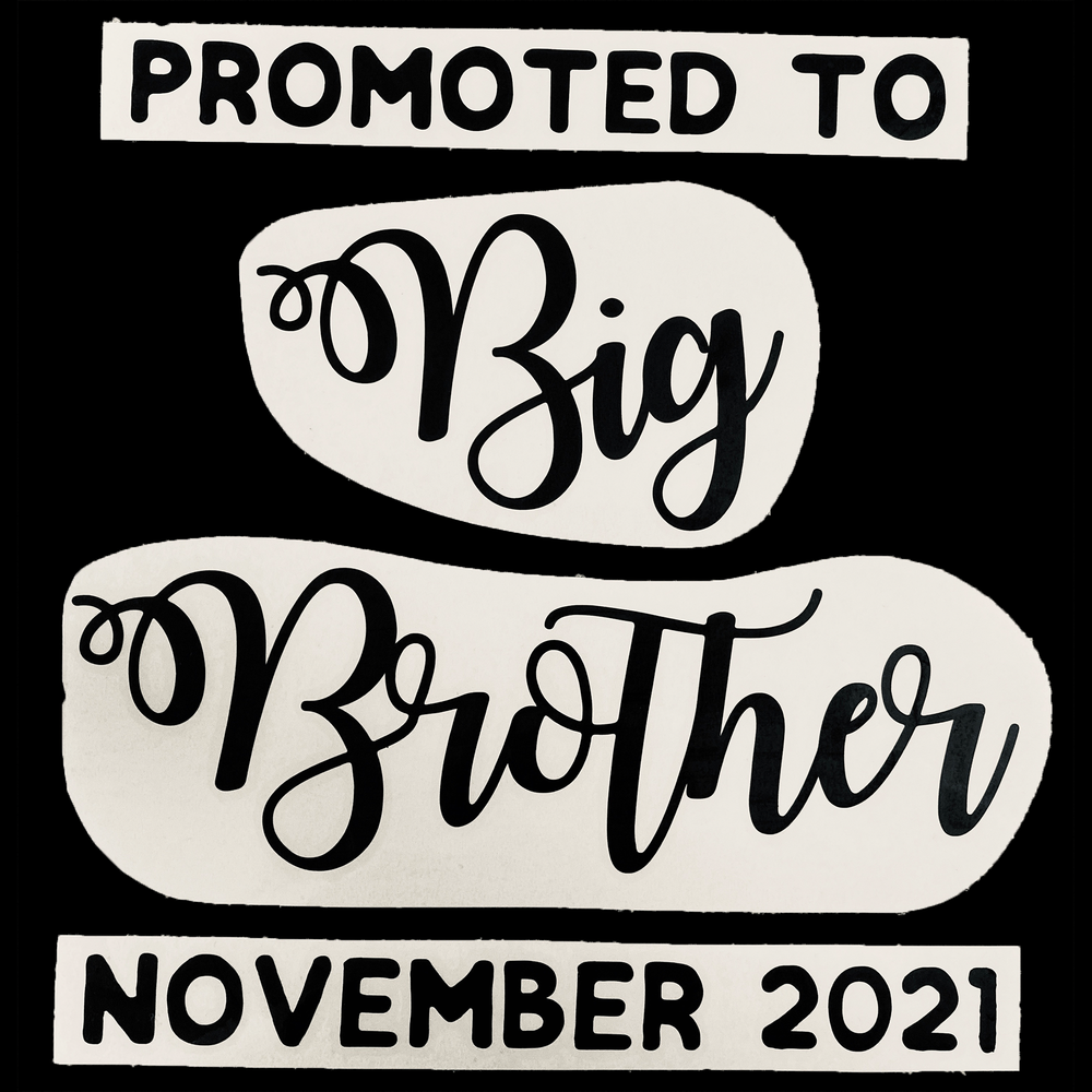 "Promoted To Big Brother" Balloominator - Custom Big Brother Balloon - Balloominators