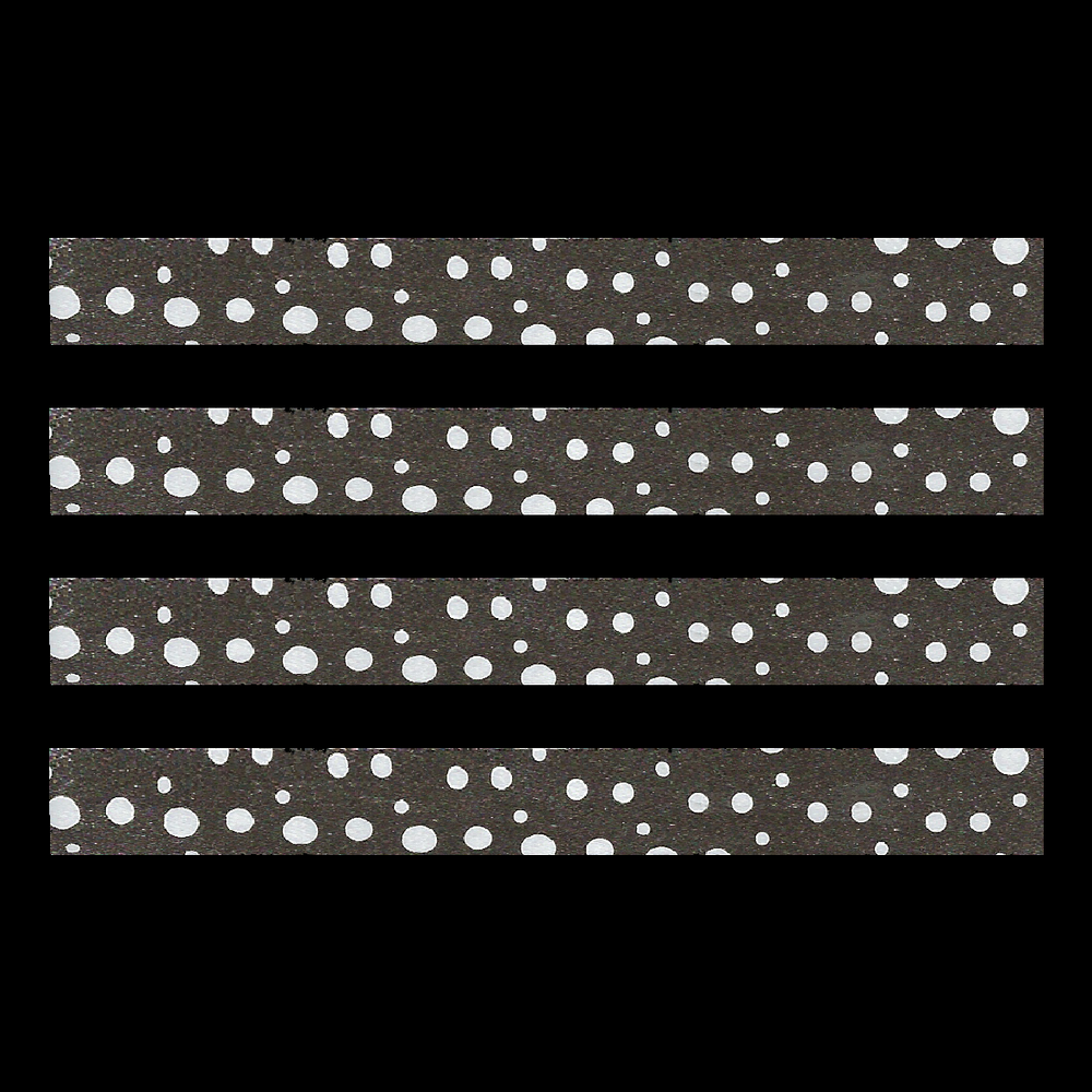 "Black and White Reversible Dot"  Curling Ribbon - Balloominators