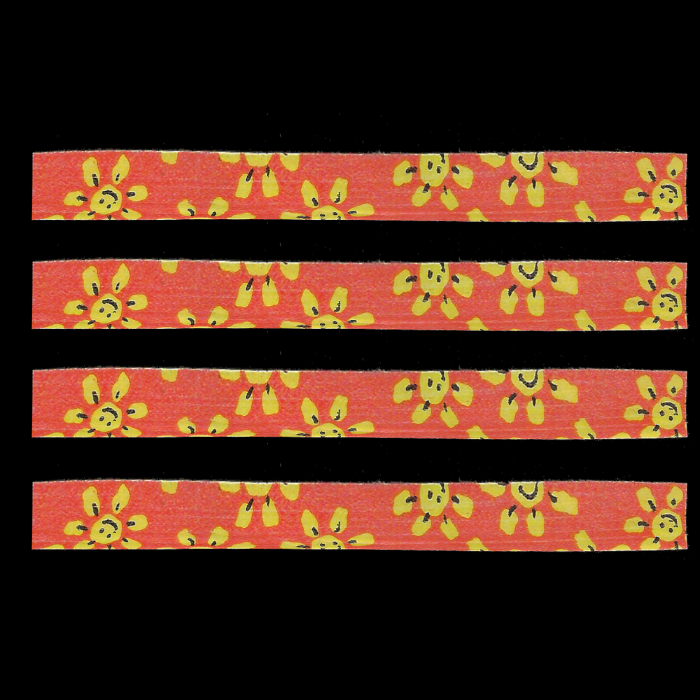 "Daisy Happy Face Orange" Curling Ribbon - Balloominators