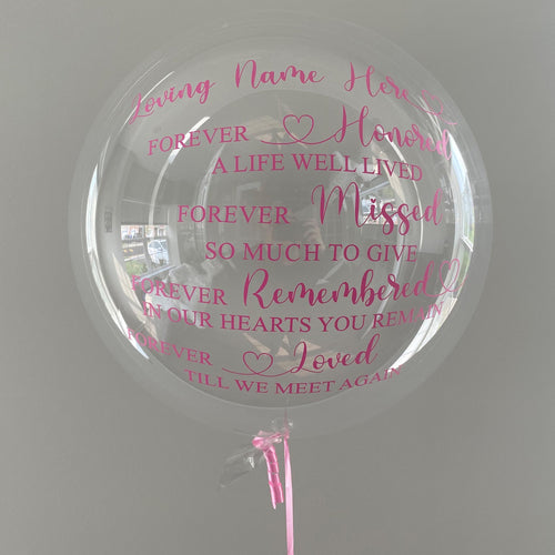 Memorial Balloon