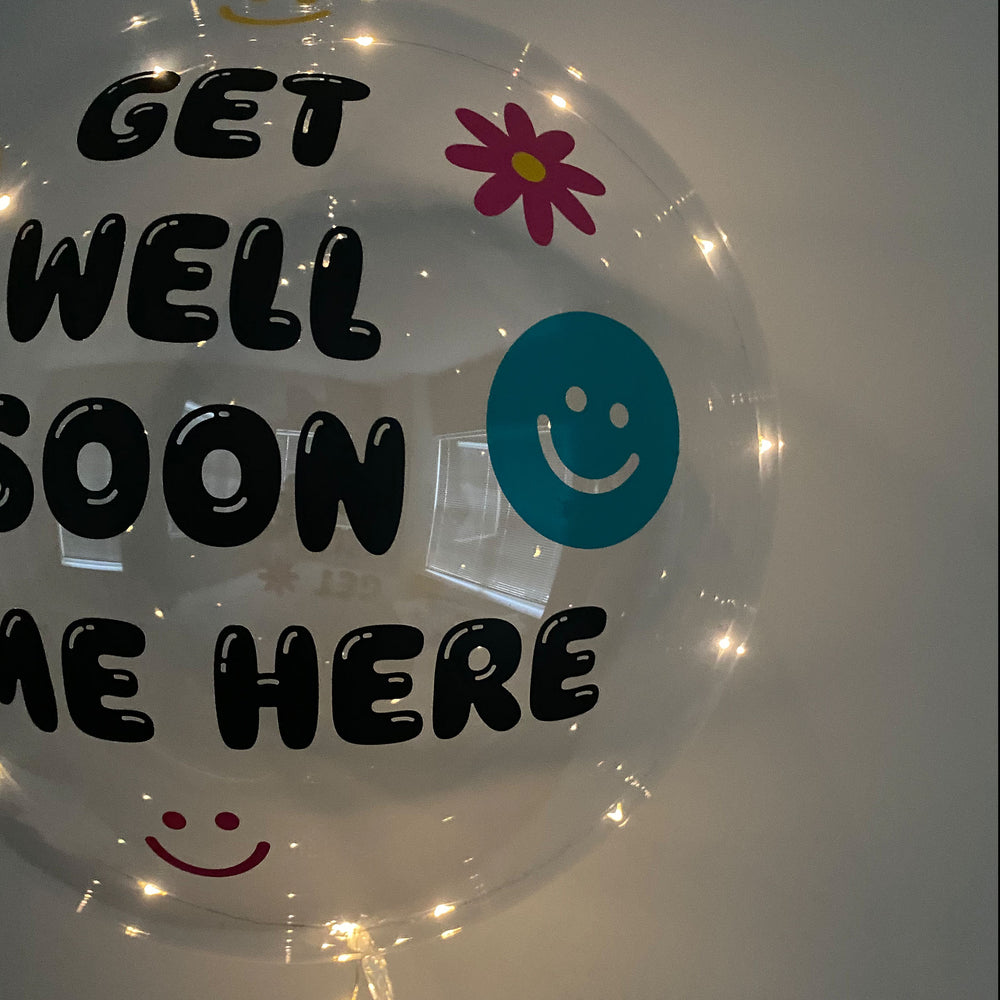 "Get Well Soon" Balloominator - Custom Get Well Soon Balloon - Balloominators