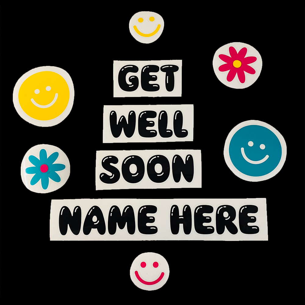 "Get Well Soon" balloon - Custom Get Well Soon Balloon - Balloominators