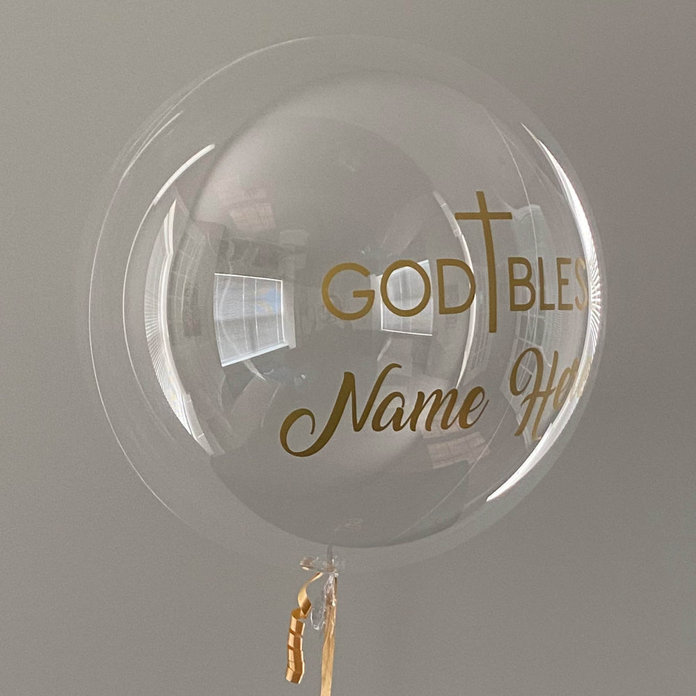 "GOD BLESS" Balloon - Custom God Bless Balloon - Balloominators