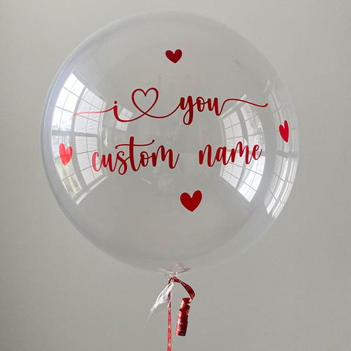 i love you balloons