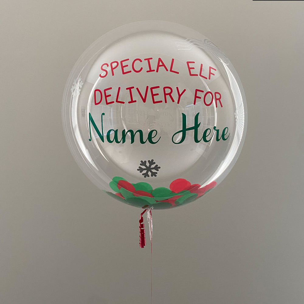 "Elf" Balloon -  Custom Elf Balloon - Balloominators