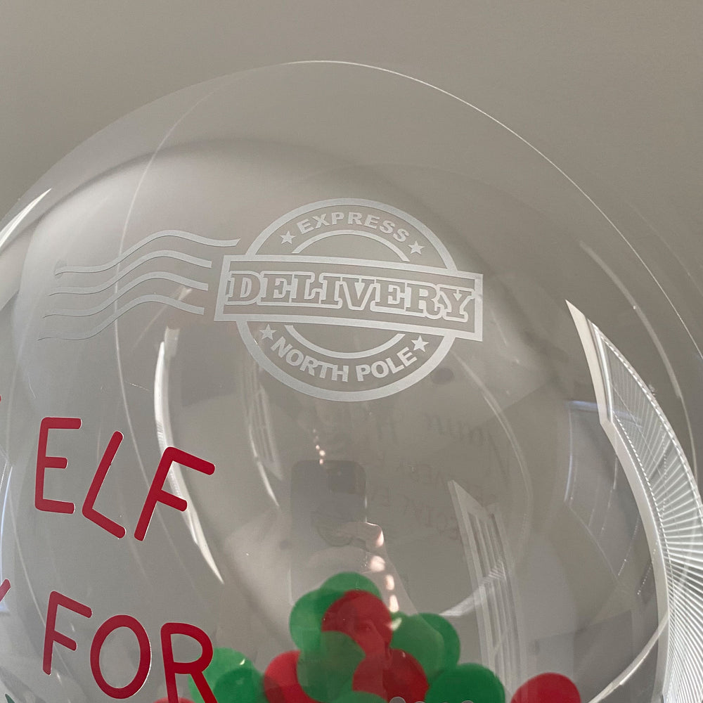 "Elf" Balloon -  Custom Elf Balloon - Balloominators