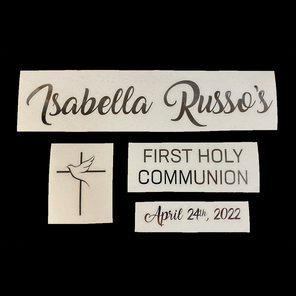 "First Holy Communion" Balloon - Custom Communion Balloon - Balloominators