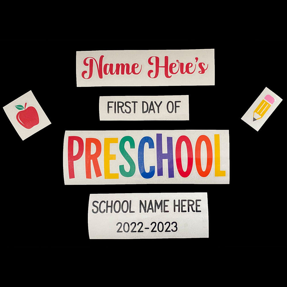 "First Day Of School" Balloon - Custom Back To School Balloon - Balloominators