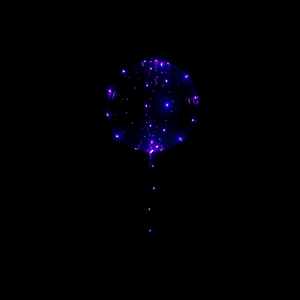 Purple LED Balloons