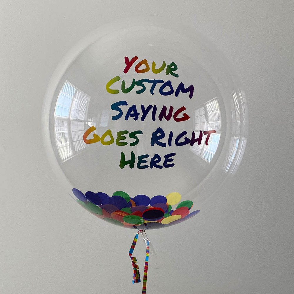 Custom Rainbow Balloon