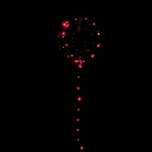 Red LED Balloons