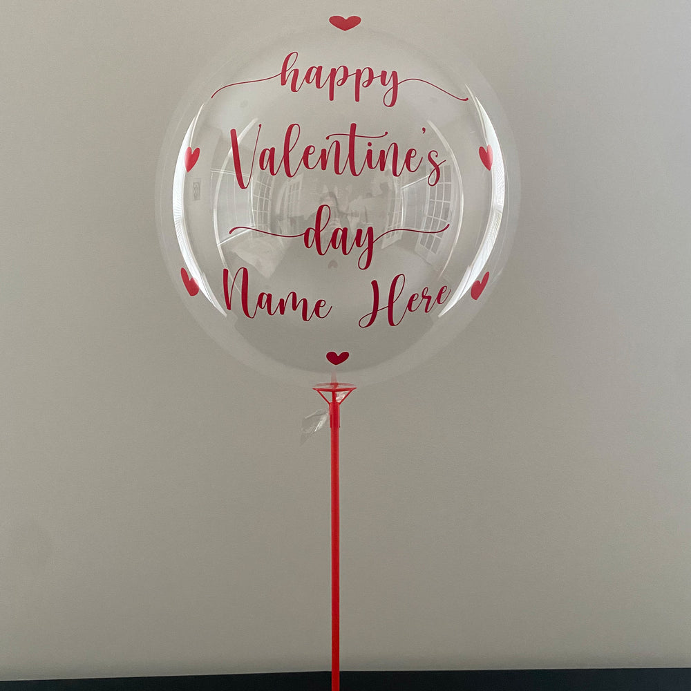 Hot Cocoa Bomb Valentine's Day Gift Set - 1 Mug And 1 Coaster - Custom Valentine's Day Balloon With Stand  And Bear - Balloominators