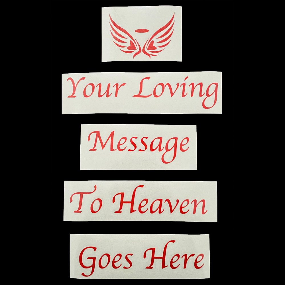 "Message To Heaven" Balloominator - Custom Memorial Balloon - Balloominators