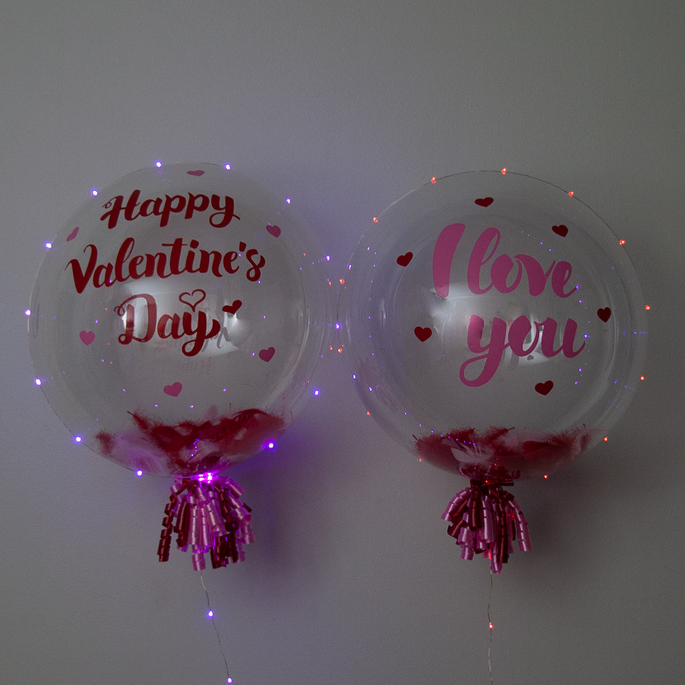 "Happy Valentine's Day" and "I love you" Balloominators - Balloominators