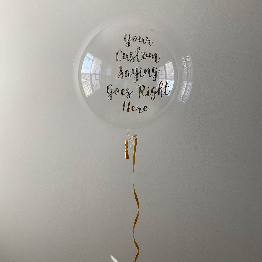 Custom Leopard Decal Balloon - Balloominators