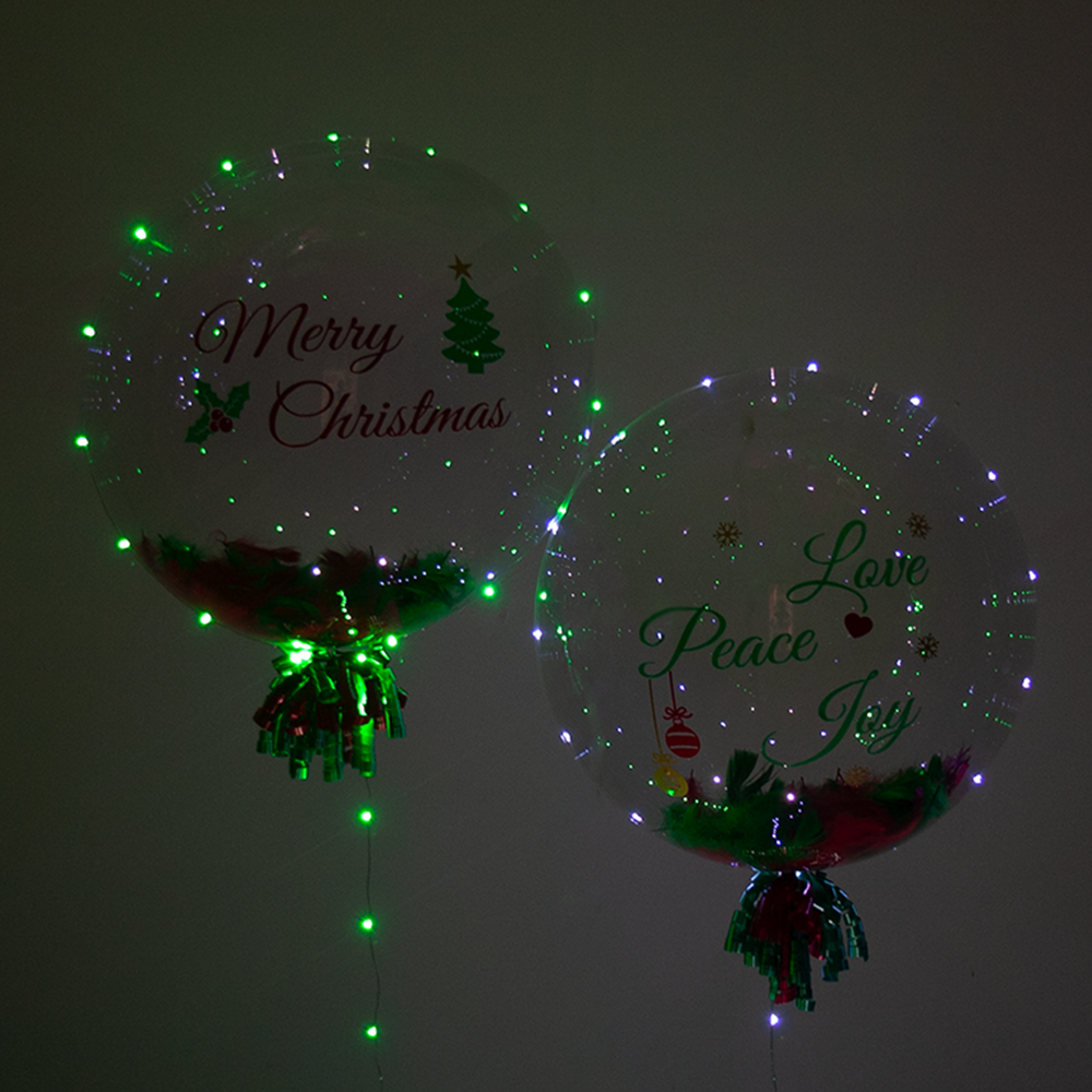 "Merry Christmas" and "Love Joy Peace" Balloominators - Balloominators
